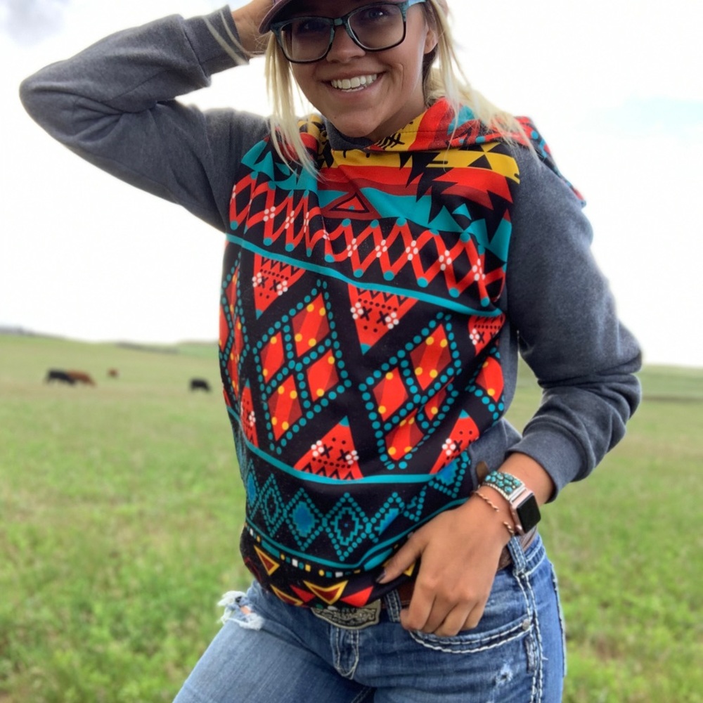 Aztec hoodie